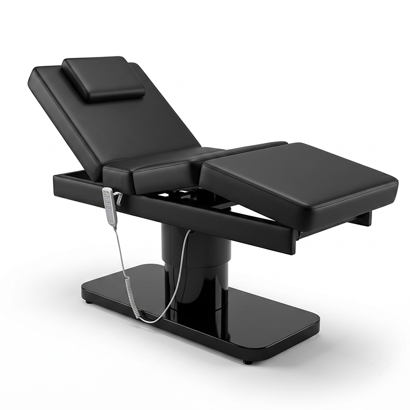 Spa Wellness Beauty - Zwarte minimalistische 3-motor spa massagebank voor