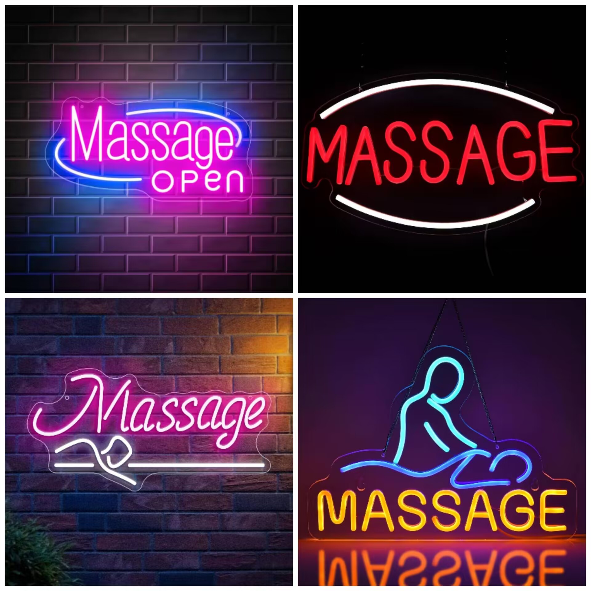 Massage Spa Open LED Neon Sign - Spa Wellness Hotel recensie en prijs