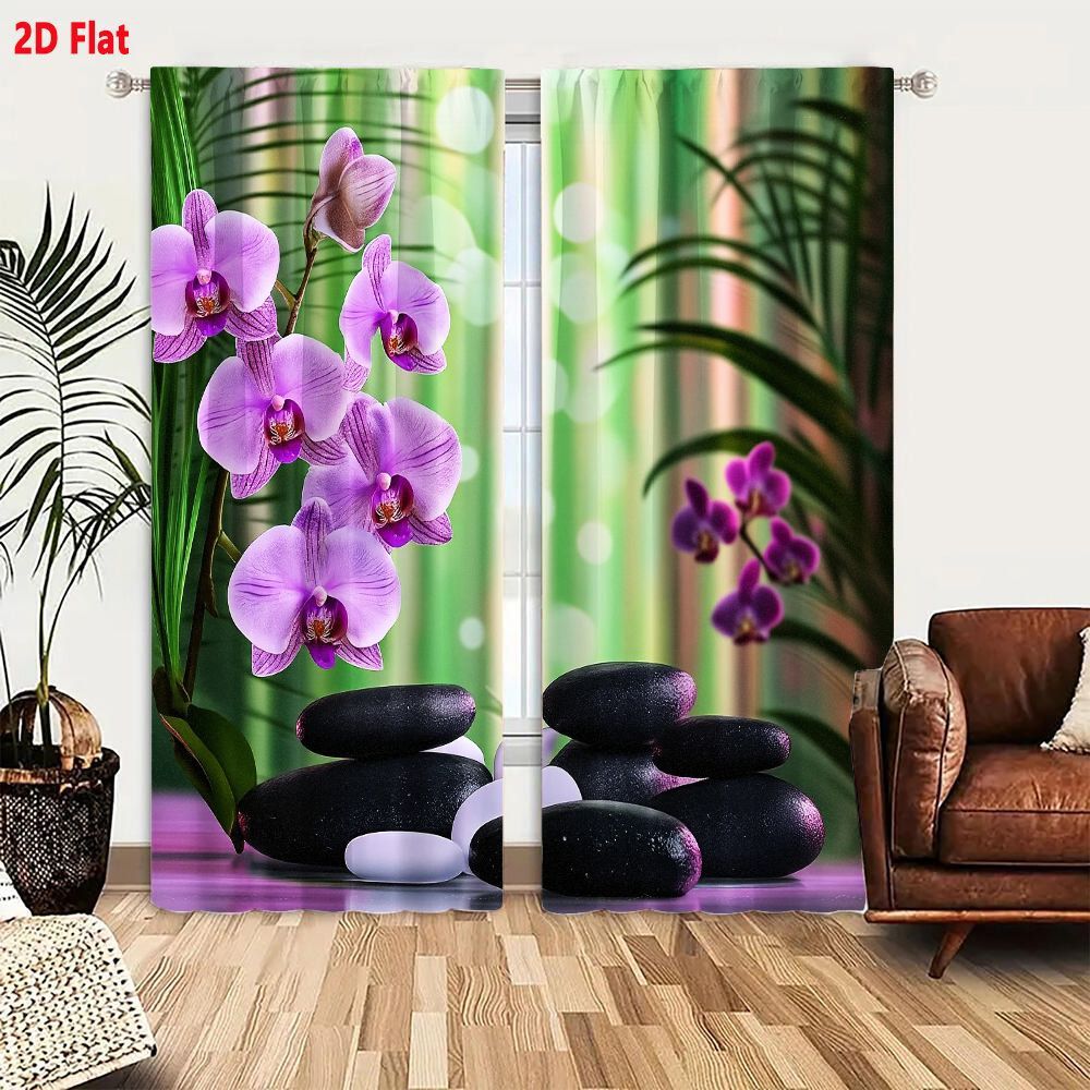 2D plat, 2 stuks paarse orchid - Spa Wellness Hotel recensie en prijs